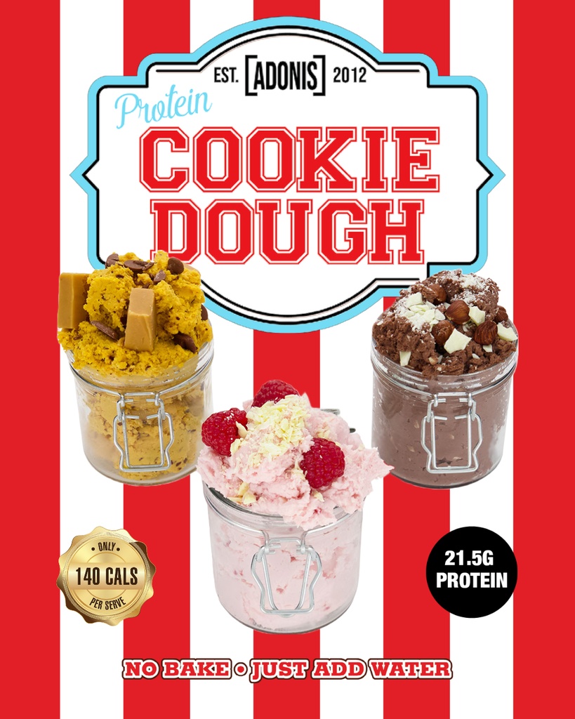 [Adonis Gear] PROTEIN COOKIE DOUGH (Casein Protein)