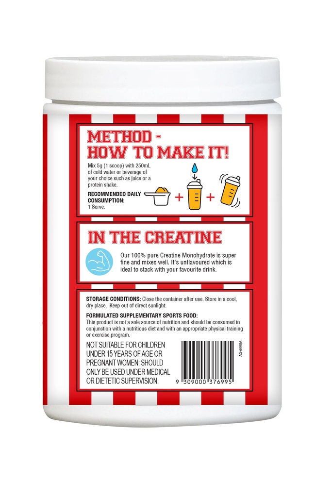 [Adonis] 100% Pure Creatine Monohydrate